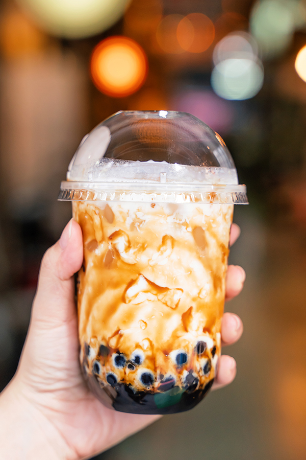 Store-bought tiger milk tea