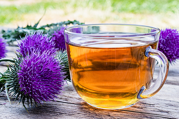 Milk thistle (silymarin) tea