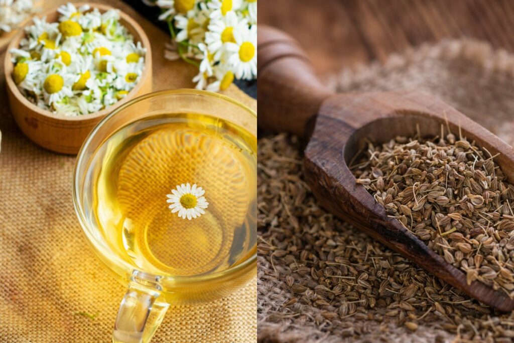 Chamomile anise tea