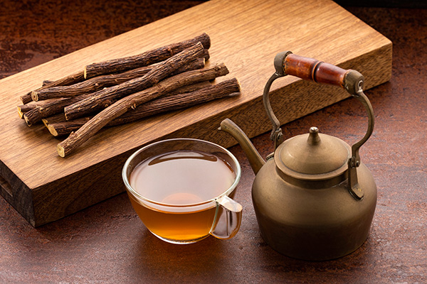 Licorice root tea