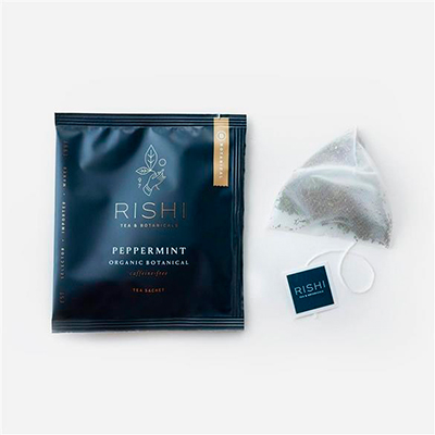 Rishi Peppermint Tea Organic Tea Bags