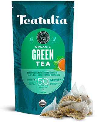Teatulia Organic Green Tea Bags