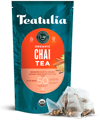 Teatulia Organic Masala Chai Tea Bags