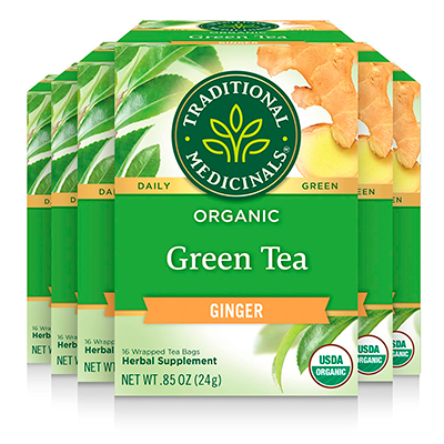 Traditional Medicinals Organic Green Ginger Tea