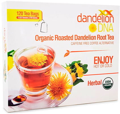 MatchaDNA, Organic Roasted Dandelion Root Tea Bags