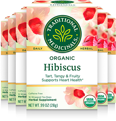 Traditional Medicinals Organic Hibiscus Tea Bags